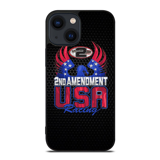 SECOND AMENDMENT LOGO METAL LOGO 2 iPhone 14 Plus Case Cover