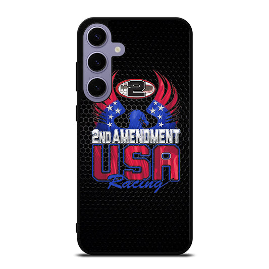 SECOND AMENDMENT LOGO METAL LOGO 2 Samsung Galaxy S24 Plus Case Cover