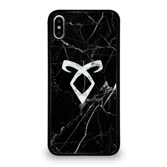 SHADOWHUNTER ANGELIC MARBLE LOGO iPhone XS Max Case Cover