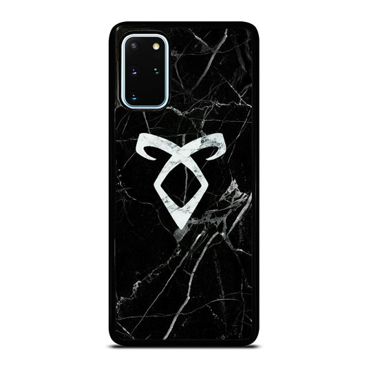 SHADOWHUNTER ANGELIC MARBLE LOGO Samsung Galaxy S20 Plus Case Cover