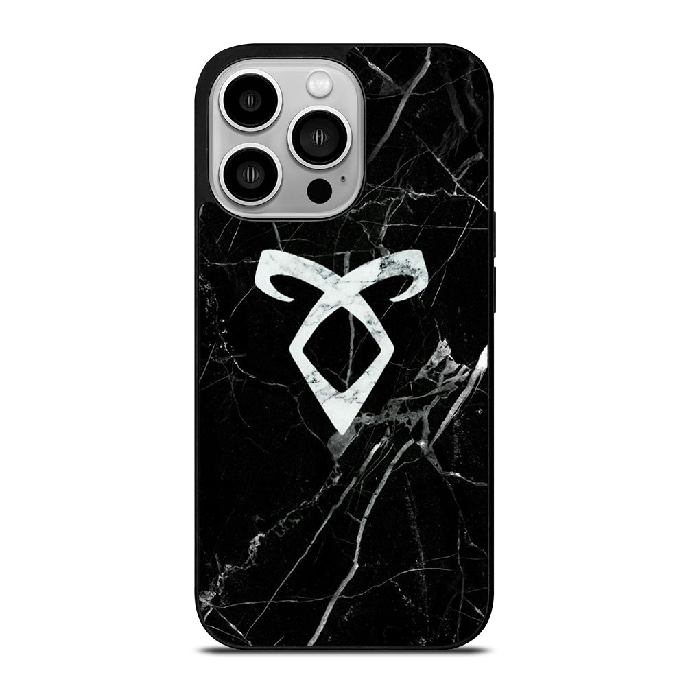SHADOWHUNTER ANGELIC MARBLE LOGO iPhone 14 Pro Case Cover