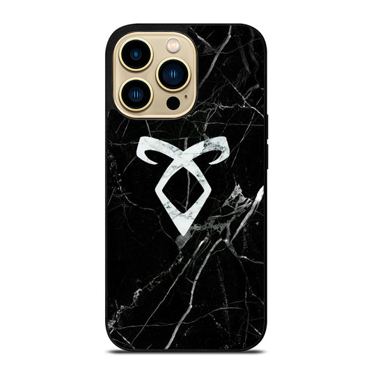 SHADOWHUNTER ANGELIC MARBLE LOGO iPhone 14 Pro Max Case Cover