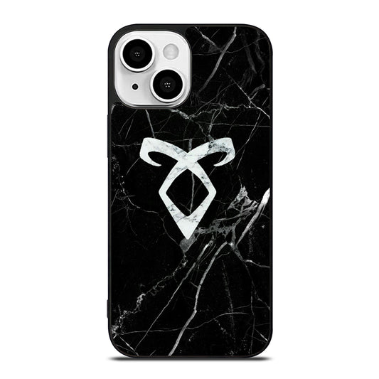 SHADOWHUNTER ANGELIC MARBLE LOGO iPhone 13 Mini Case Cover