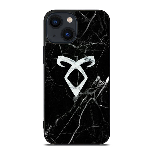 SHADOWHUNTER ANGELIC MARBLE LOGO iPhone 14 Plus Case Cover