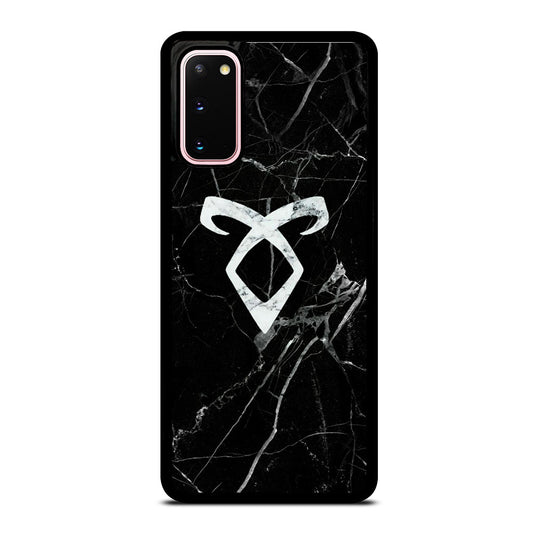 SHADOWHUNTER ANGELIC MARBLE LOGO Samsung Galaxy S20 Case Cover