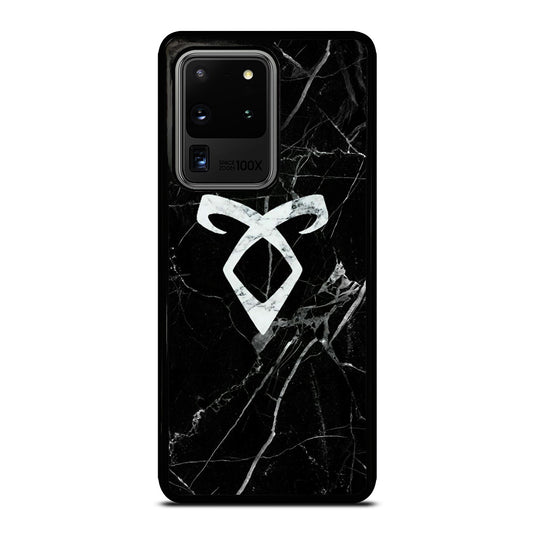 SHADOWHUNTER ANGELIC MARBLE LOGO Samsung Galaxy S20 Ultra Case Cover