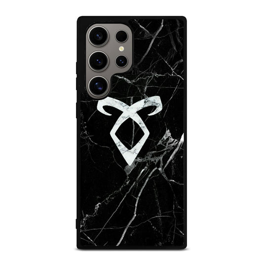 SHADOWHUNTER ANGELIC MARBLE LOGO Samsung Galaxy S24 Ultra Case Cover