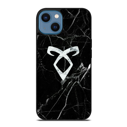 SHADOWHUNTER ANGELIC MARBLE LOGO iPhone 14 Case Cover