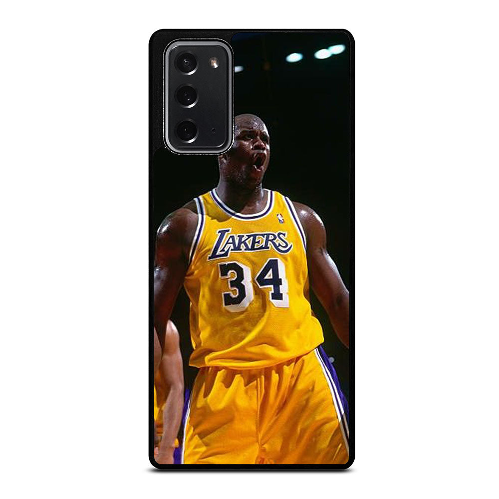 SHAQUILLE O'NEAL 34 LA LAKERS NBA Samsung Galaxy Note 20 Case Cover