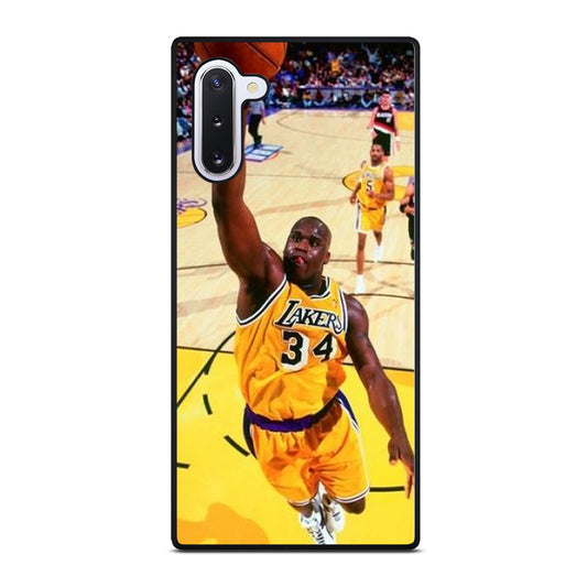 SHAQUILLE O'NEAL LA LAKERS NBA DUNK Samsung Galaxy Note 10 Case Cover