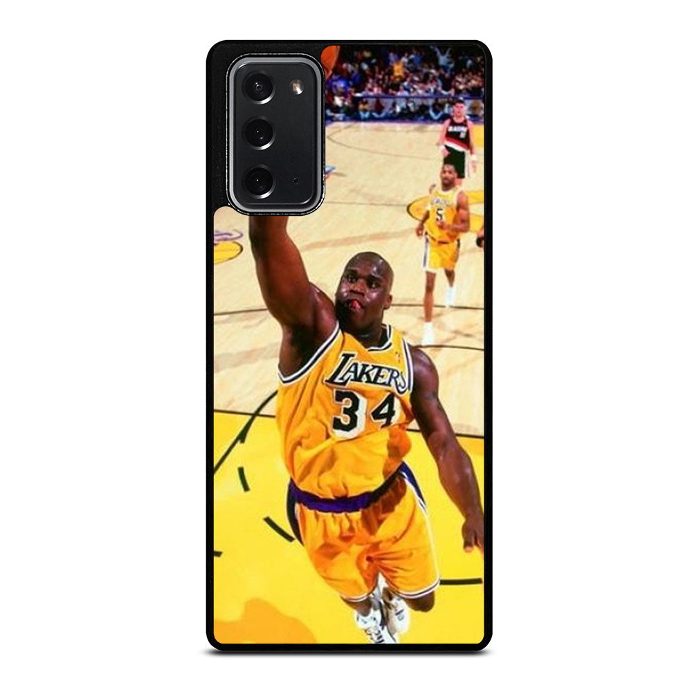 SHAQUILLE O'NEAL LA LAKERS NBA DUNK Samsung Galaxy Note 20 Case Cover
