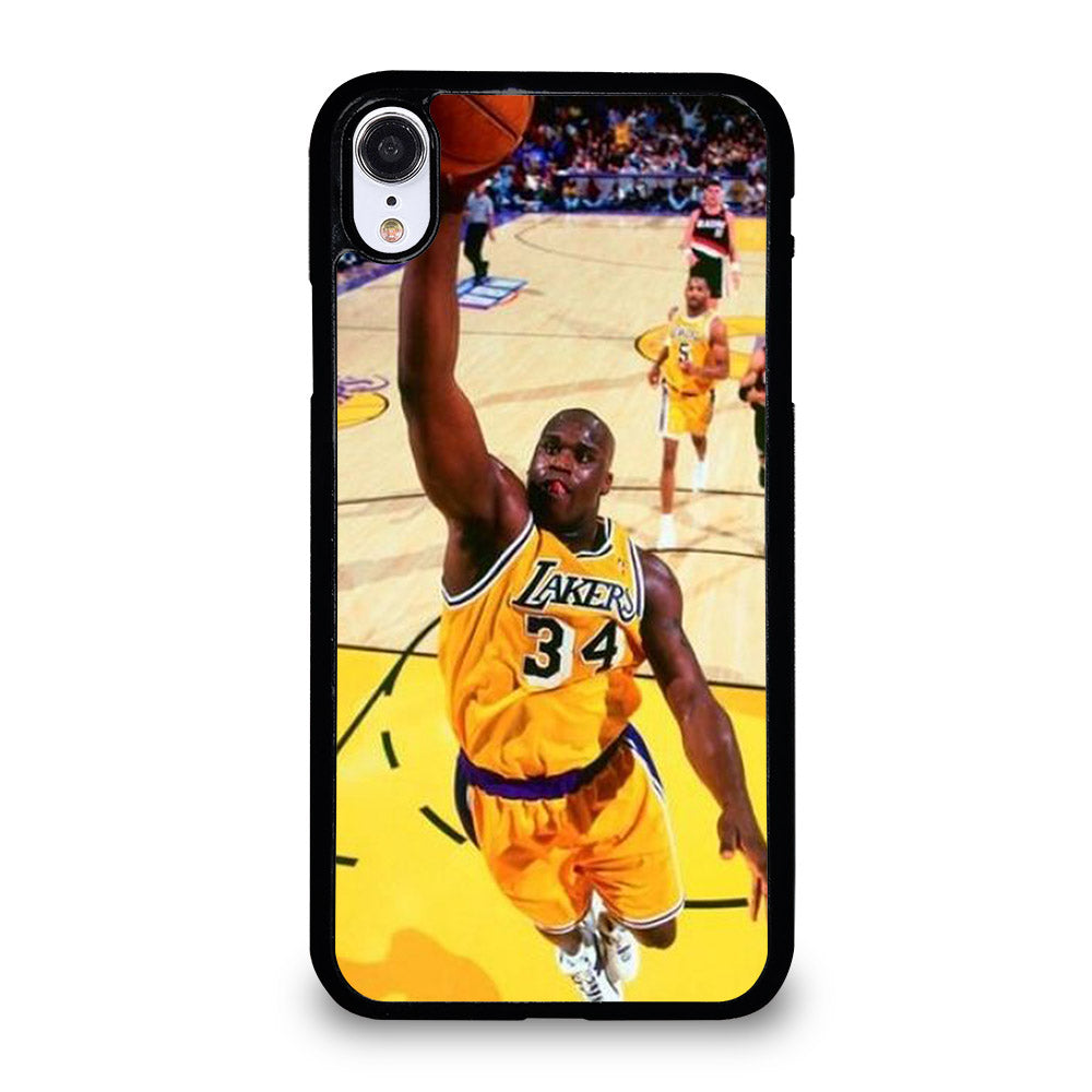 SHAQUILLE O'NEAL LA LAKERS NBA DUNK iPhone XR Case Cover