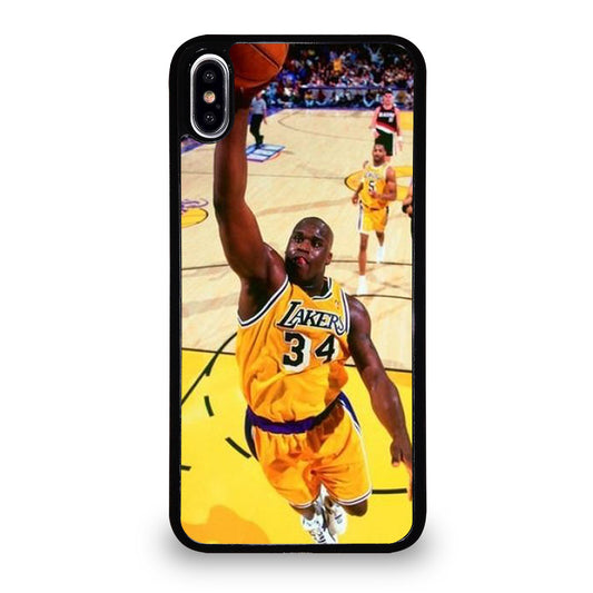 SHAQUILLE O'NEAL LA LAKERS NBA DUNK iPhone XS Max Case Cover