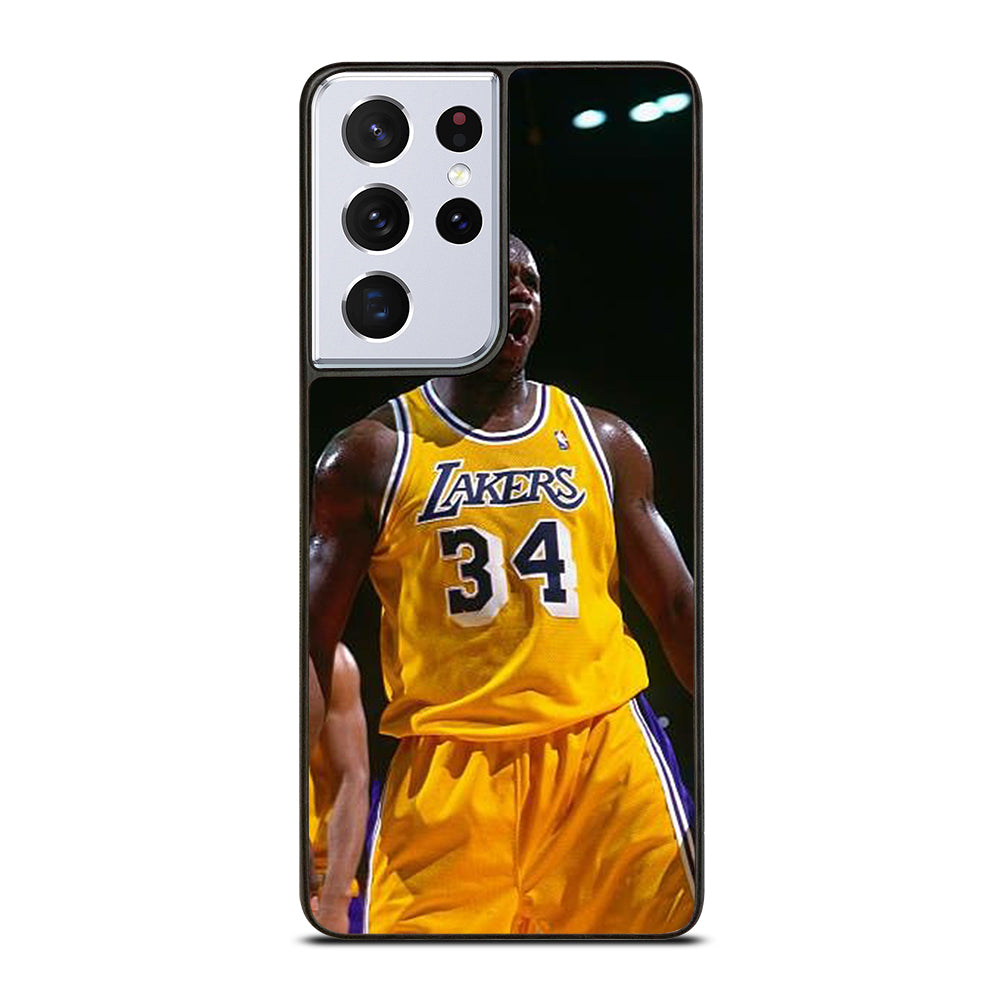 SHAQUILLE O'NEAL 34 LA LAKERS NBA Samsung Galaxy S21 Ultra Case Cover