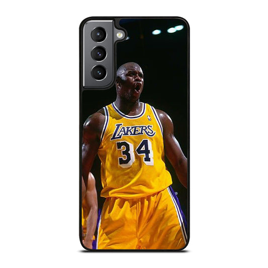 SHAQUILLE O'NEAL 34 LA LAKERS NBA Samsung Galaxy S21 Plus Case Cover