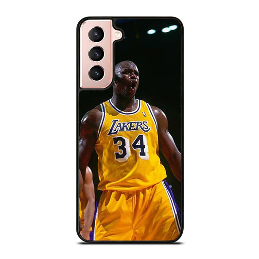 SHAQUILLE O'NEAL 34 LA LAKERS NBA Samsung Galaxy S21 Case Cover