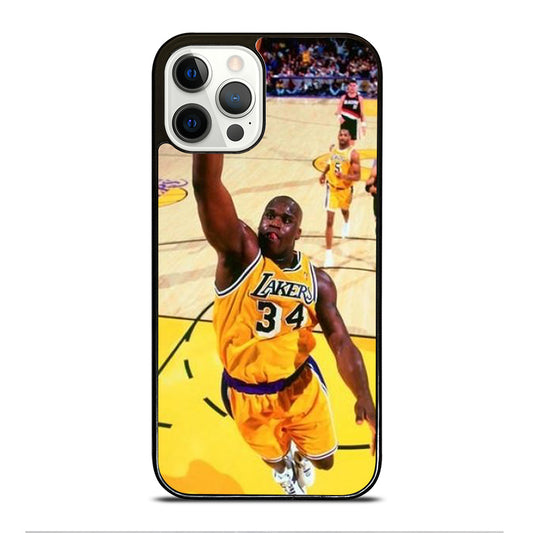 SHAQUILLE O'NEAL LA LAKERS NBA DUNK iPhone 12 Pro Case Cover