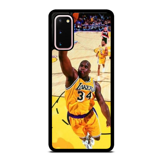 SHAQUILLE O'NEAL LA LAKERS NBA DUNK Samsung Galaxy S20 Case Cover