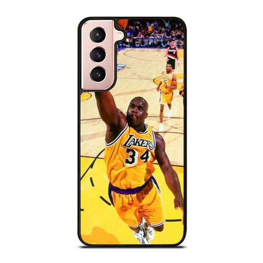 SHAQUILLE O'NEAL LA LAKERS NBA DUNK Samsung Galaxy S21 Case Cover