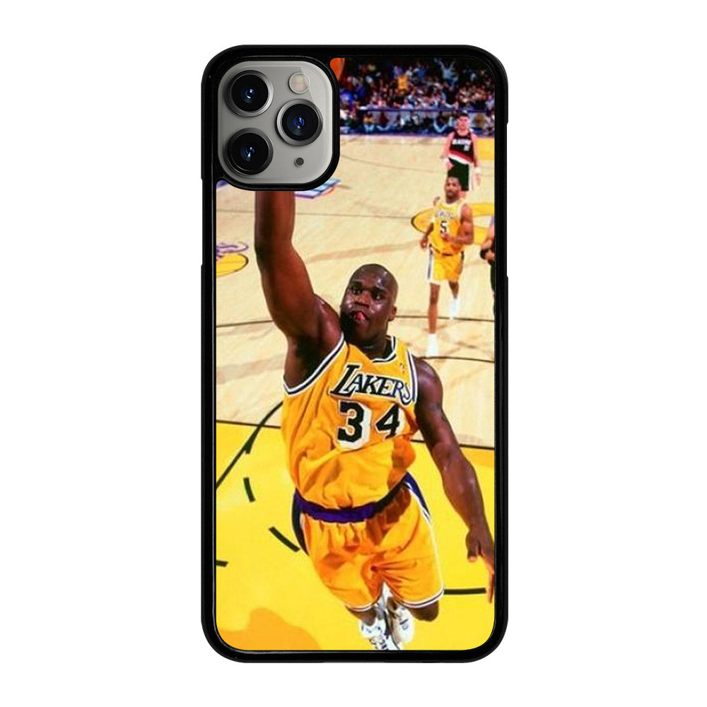 SHAQUILLE O'NEAL LA LAKERS NBA DUNK iPhone 11 Pro Max Case Cover