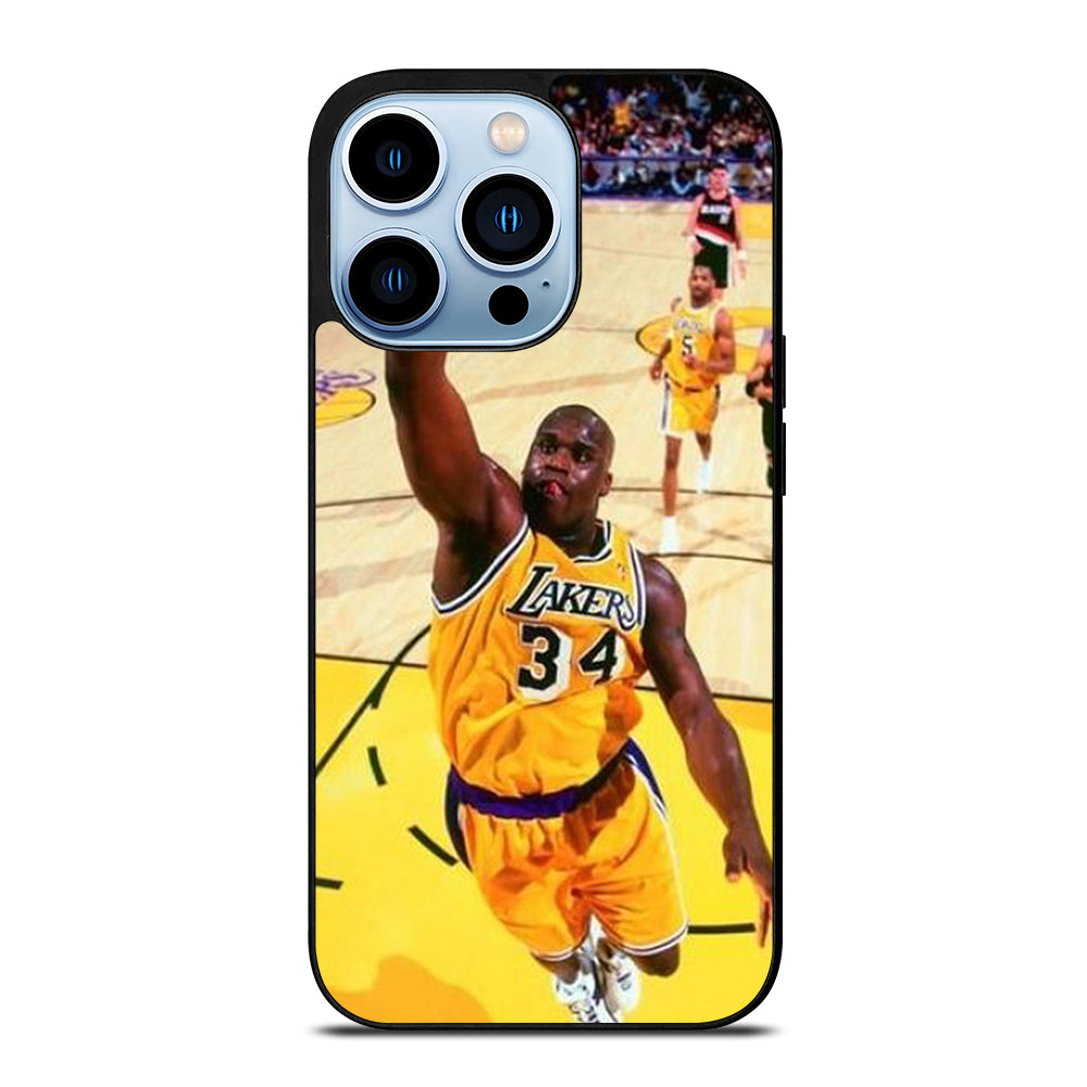 SHAQUILLE O'NEAL LA LAKERS NBA DUNK iPhone 13 Pro Max Case Cover