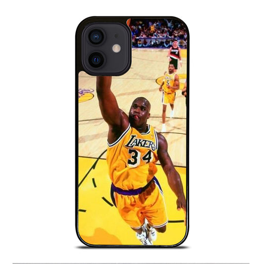 SHAQUILLE O'NEAL LA LAKERS NBA DUNK iPhone 12 Mini Case Cover