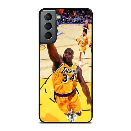 SHAQUILLE O'NEAL LA LAKERS NBA DUNK Samsung Galaxy S21 Plus Case Cover