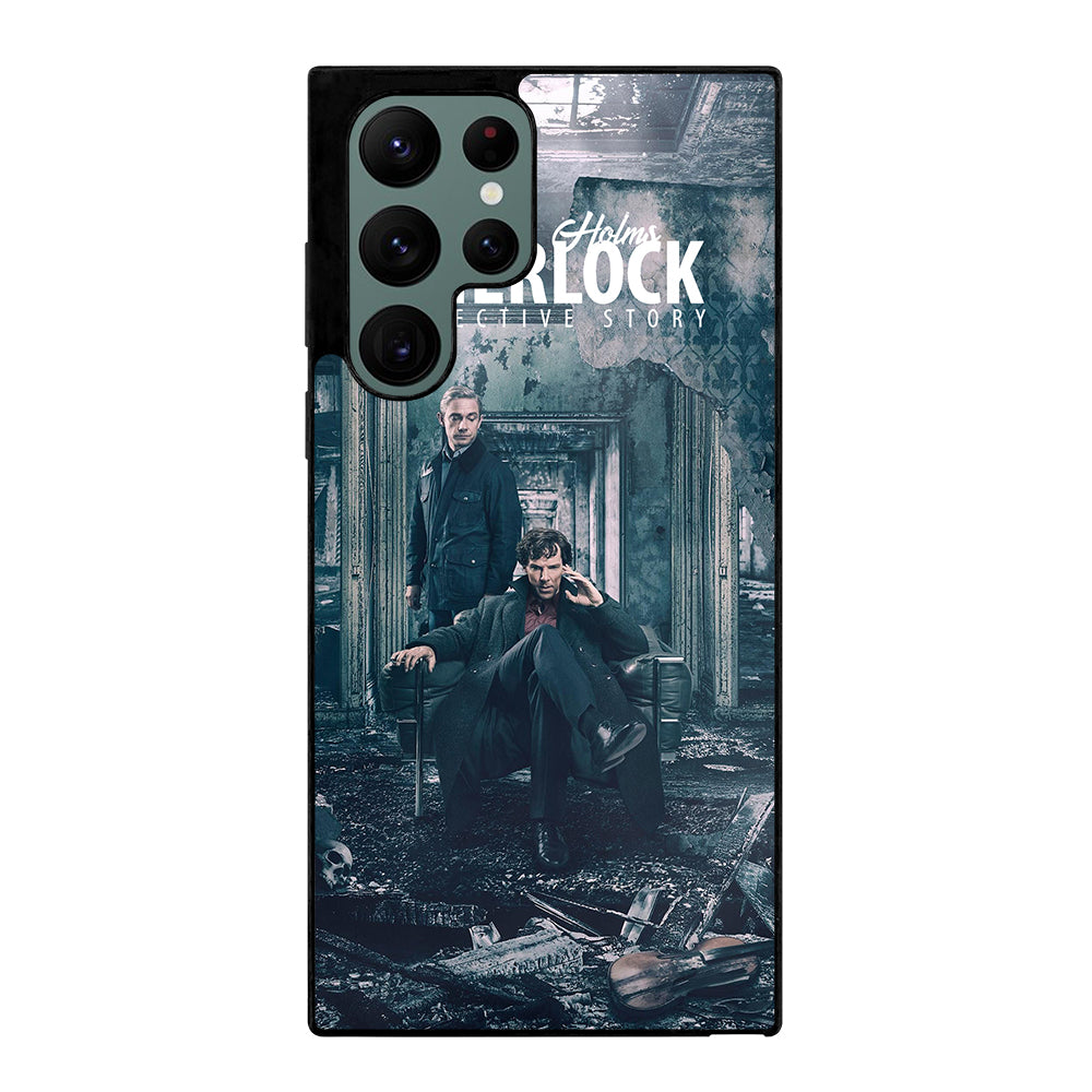 SHERLOCK HOLMES POSTER Samsung Galaxy S22 Ultra Case Cover