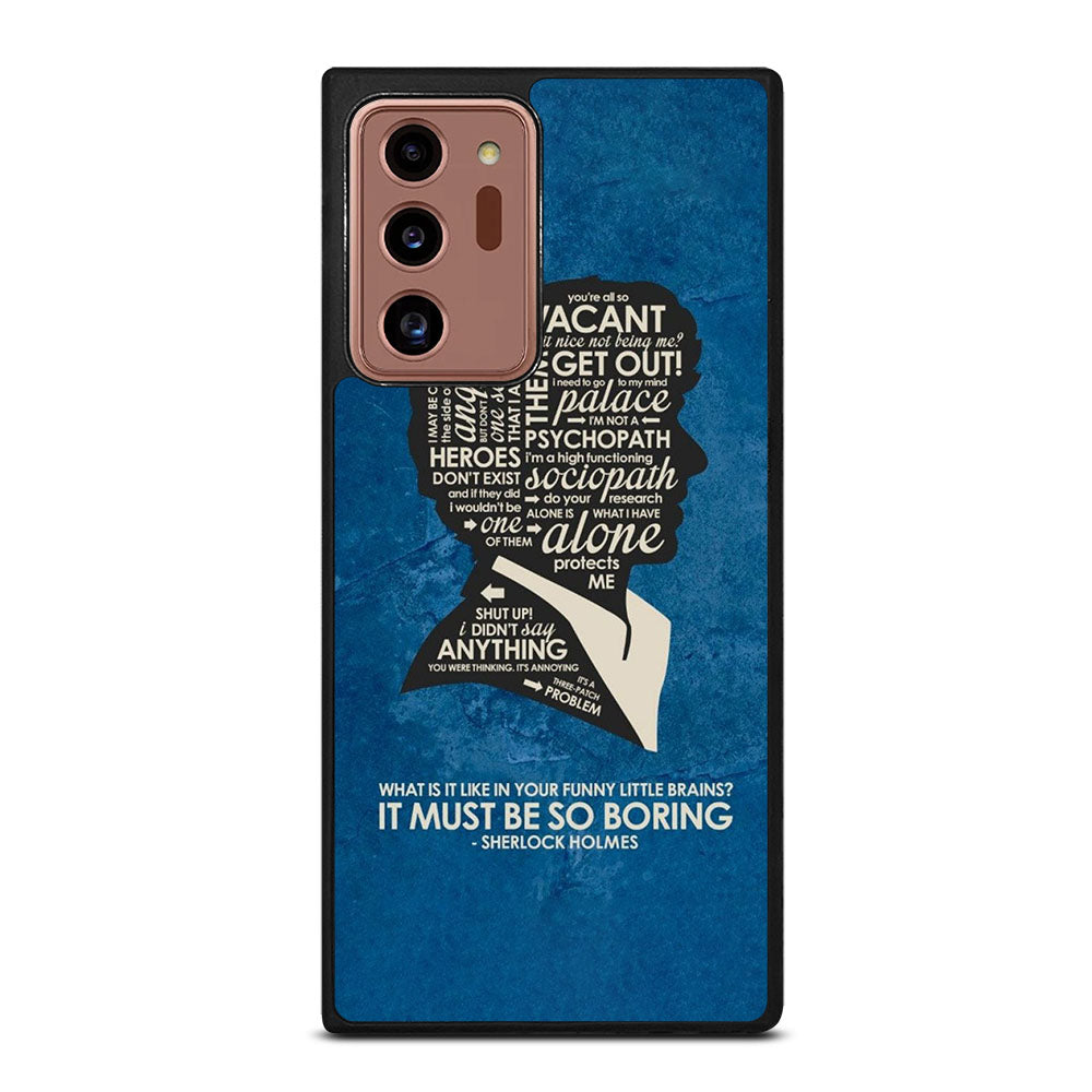 SHERLOCK HOLMES QUOTE Samsung Galaxy Note 20 Ultra Case Cover