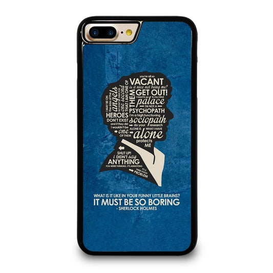 SHERLOCK HOLMES QUOTE iPhone 7 / 8 Plus Case Cover