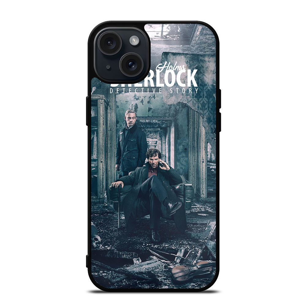 SHERLOCK HOLMES POSTER iPhone 15 Plus Case Cover