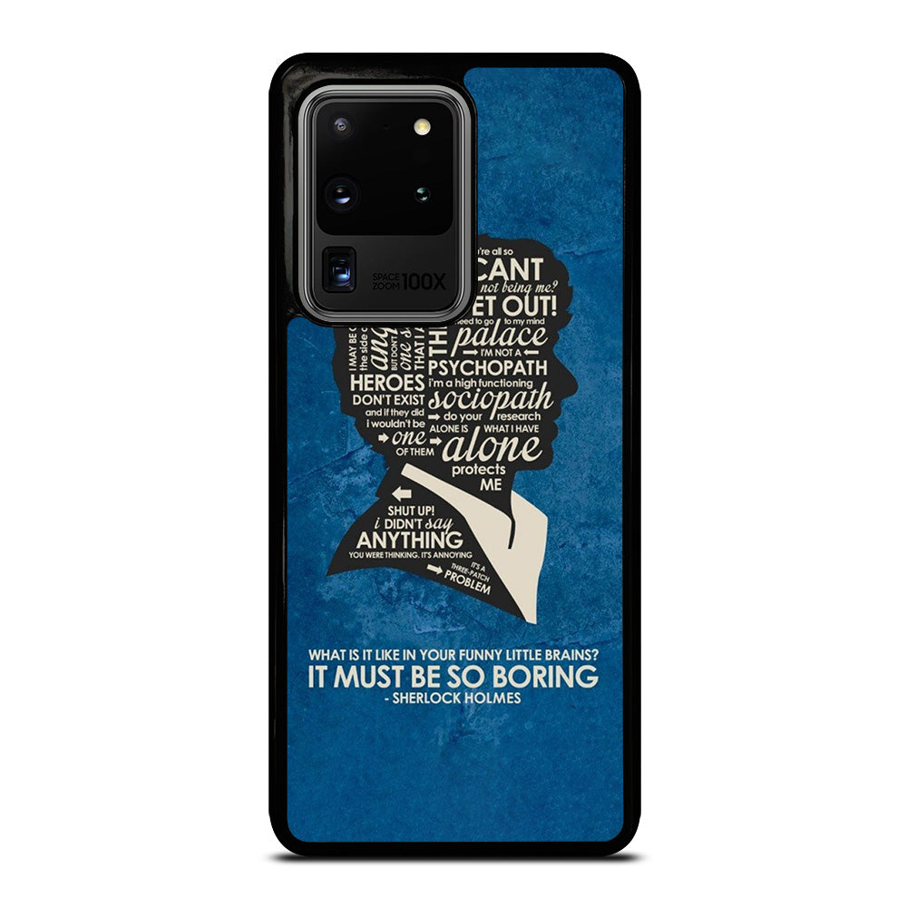 SHERLOCK HOLMES QUOTE Samsung Galaxy S20 Ultra Case Cover