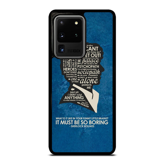 SHERLOCK HOLMES QUOTE Samsung Galaxy S20 Ultra Case Cover