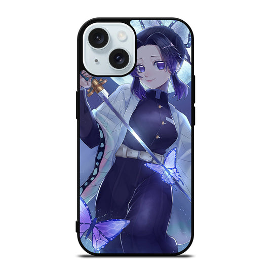 SHINOBU KOCHO DEMON SLAYER ANIME 2 iPhone 15 Case Cover