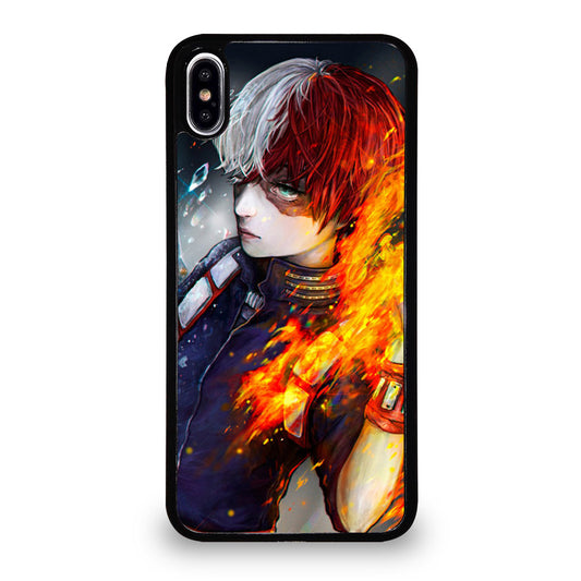 SHOTO TODOROKI ART MY HERO ACADEMIA iPhone XS Max Case Cover