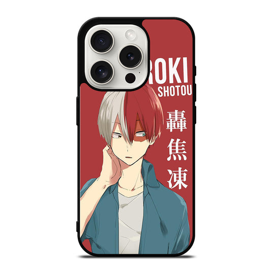 SHOTO TODOROKI COOL MY HERO ACADEMIA iPhone 15 Pro Case Cover
