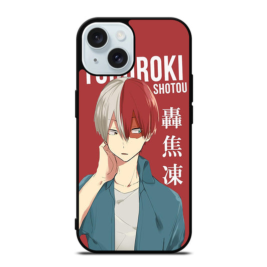 SHOTO TODOROKI COOL MY HERO ACADEMIA iPhone 15 Case Cover