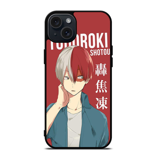 SHOTO TODOROKI COOL MY HERO ACADEMIA iPhone 15 Plus Case Cover