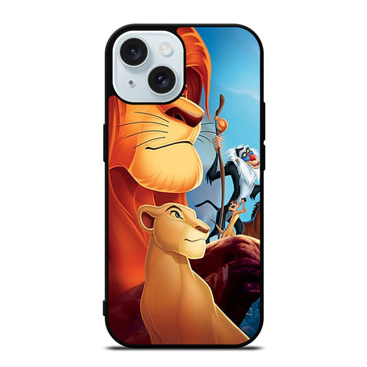 SIMBA LION KING CARTOON iPhone 15 Case Cover