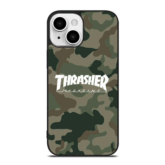 SKATEBOARD THRASHER CAMO LOGO iPhone 13 Mini Case Cover
