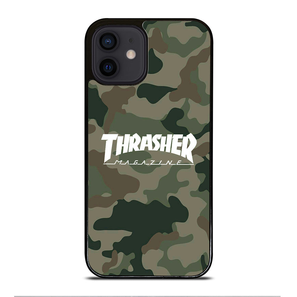 SKATEBOARD THRASHER CAMO LOGO iPhone 12 Mini Case Cover