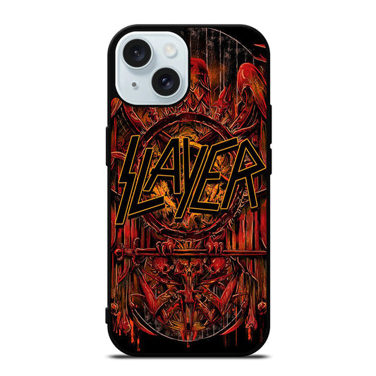 SLAYER BAND LOGO iPhone 15 Case Cover