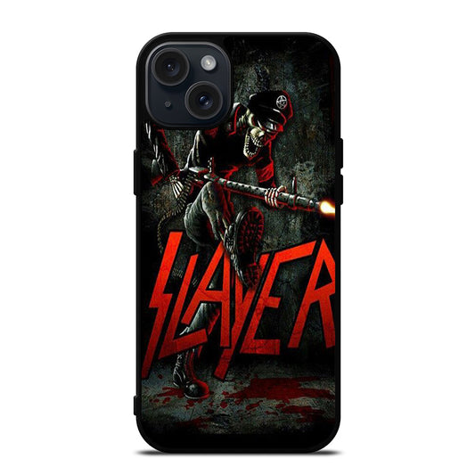 SLAYER BAND SKULL GUN iPhone 15 Plus Case Cover