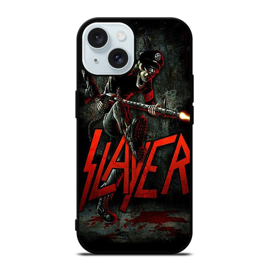 SLAYER BAND SKULL GUN iPhone 15 Case Cover