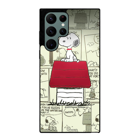 SNOOPY DOG COMIC Samsung Galaxy S22 Ultra Case Cover