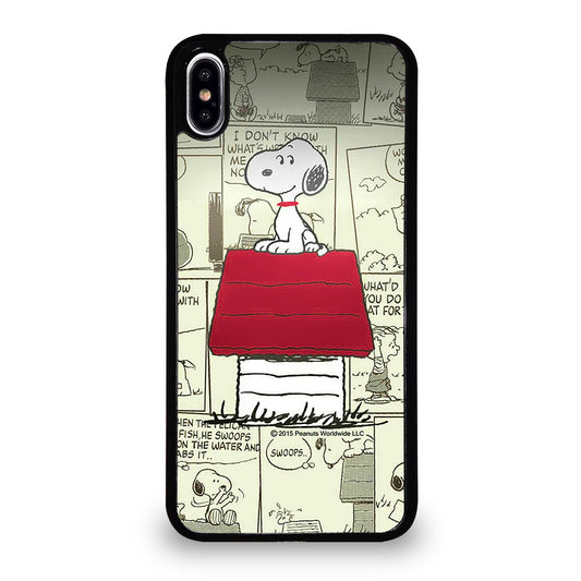 SNOOPY DOG COMIC iPhone XS Max Case Cover