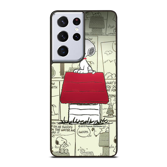 SNOOPY DOG COMIC Samsung Galaxy S21 Ultra Case Cover