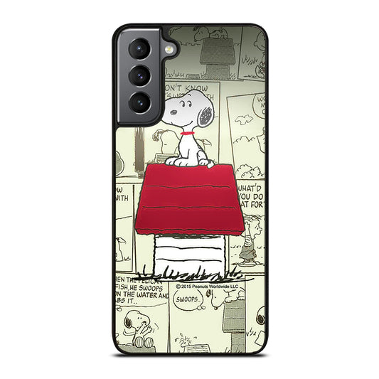 SNOOPY DOG COMIC Samsung Galaxy S21 Plus Case Cover