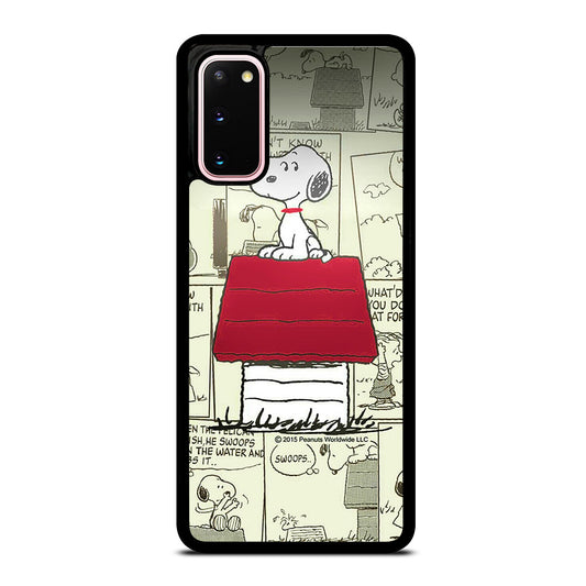 SNOOPY DOG COMIC Samsung Galaxy S20 Case Cover