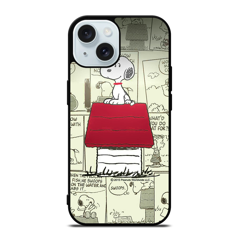 SNOOPY DOG COMIC iPhone 15 Case Cover